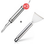 Pelador de camarones multiusos