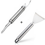 Pelador de camarones multiusos