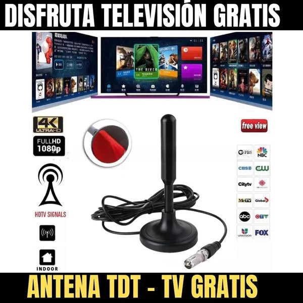 TV Digital Ultra HD + Canales Gratis Fácil instalacion + REGALO
