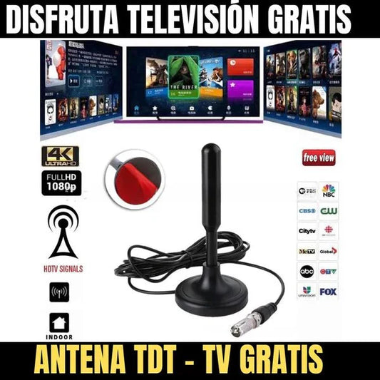 TV Digital Ultra HD + Canales Gratis Fácil instalacion + REGALO