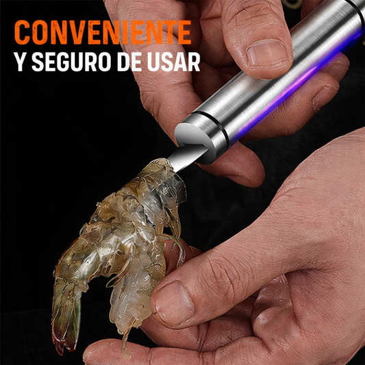 🎁 2x1 🦐 Pelador y Desvenador de Camarones Multiusos