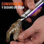 🎁 2x1 🦐 Pelador y Desvenador de Camarones Multiusos
