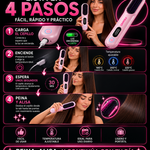 Novabrush™| Cepillo Alisador Inalámbrico – Cabello Perfecto en Minutos sin Cable
