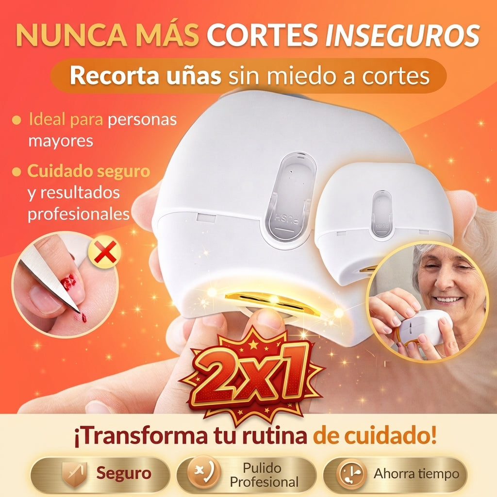 2x1  CORTA UÑAS PROFESIONAL ELÉCTRICO