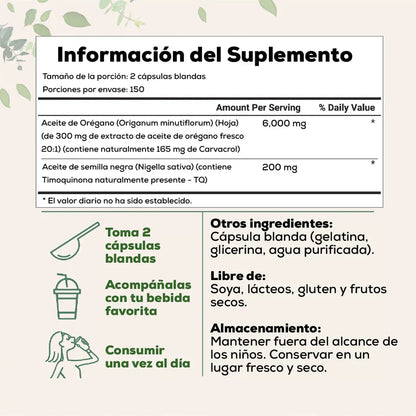 Aceite de Oregano | Elimina Hongos, Virus e Infecciones