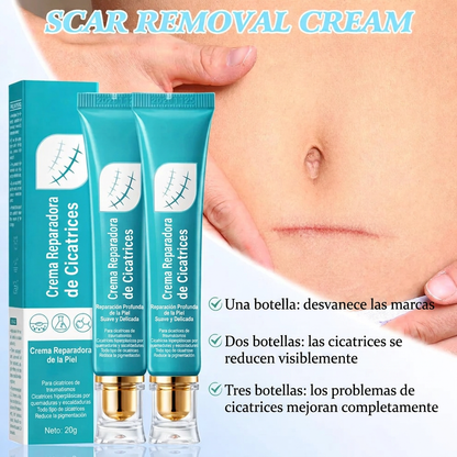 CREMA REPARADORA DE CICATRICES - ANTIGUAS Y RECIENTES, QUEMADURAS Y MÁS